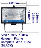 Vive 230V 1000W Halogen Fitting
